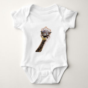 Body ou T-shirt bébé autruche drôle