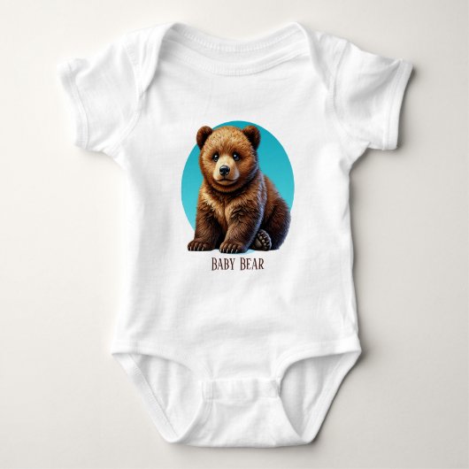 Body ours bébé cool personnalisable (Devant)