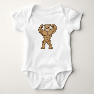 Body Ours comme Bodybuilder avec de grands Muscles