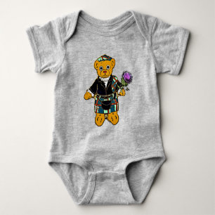 Body Ours de bébé écossais avec vêtements de bébé de ch