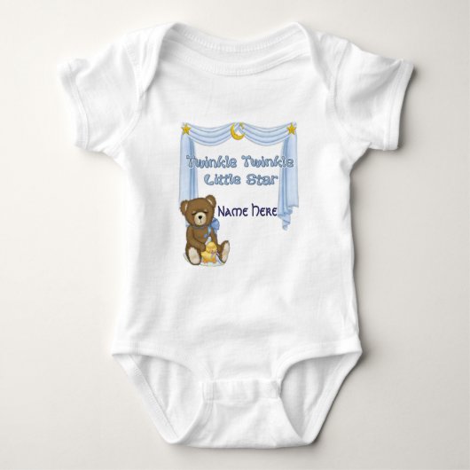 Body Ours étoile Twinkle - Bleu (Devant)