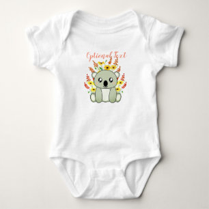 Body Ours Koala mignon avec fleurs