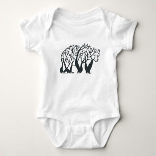 Body Ours noir artistique arbre art nature faune