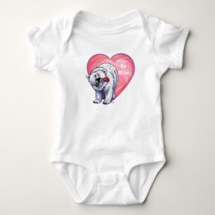 Body Ours polaire Saint Valentin