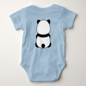 BODY OURS TRÈS MIGNON OURS PANDA BLEU (DEVANT ET DOS) (Dos)