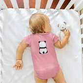 BODY OURS TRÈS MIGNON OURS PANDA ROSE (DEVANT ET DOS)
