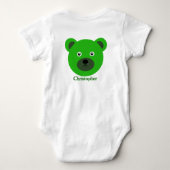 Body Ours vert mignon (Dos)