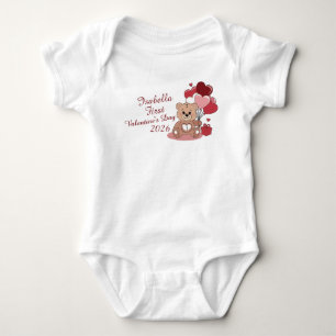 Body Ourson mignon Premier Saint-Valentin 2026 Personna