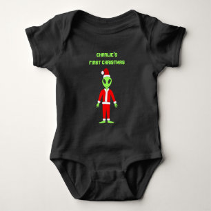 Body OVNI Ho Père Noël alien Personnalisé Nom