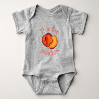 P est pour Peach Peaches Ripe Eté Pierre Fruit
