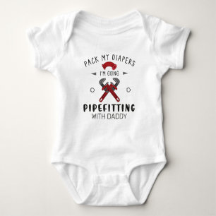 Body Pack My Diapers I'm Go Pipefit with Daddy