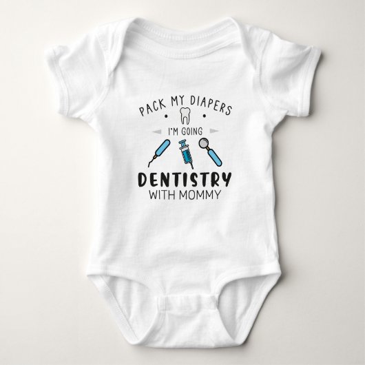 Body Pack My Diapers I'm Going Dentistry with maman (Devant)