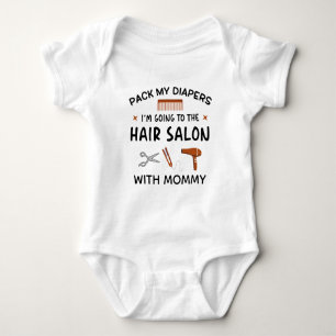 Body Pack My Diapers Je vais au salon de coiffure avec