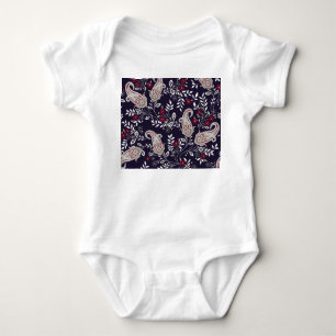 Body Paisley indien traditionnel, motif sans soudure.