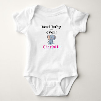 Body pak met grappige slogan en naam, beste baby b romper