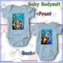 Body pak voor Baby - Raket naar Mars