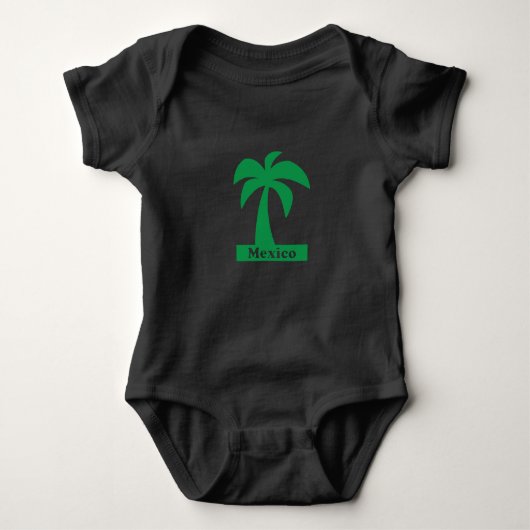 Body Palm Tree (Vacances Mexique) - Bodysuit Baby Jerse (Devant)