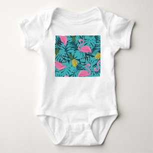Body Palme de Flamants roses roses : Exotic Hawaii