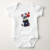 Body Panda à manger des Feuilles (Devant)