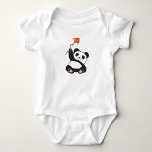 Body Panda avec cerf-volant