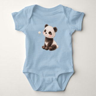Body Panda Baby Bodysuit – Cute Black and White Bear 🐼