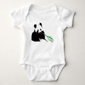 Body Panda Bear Designs on Baby Cloths (Devant)