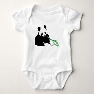 Body Panda Bear Designs on Baby Cloths