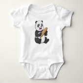 Body Panda comme boulanger avec pain (Devant)