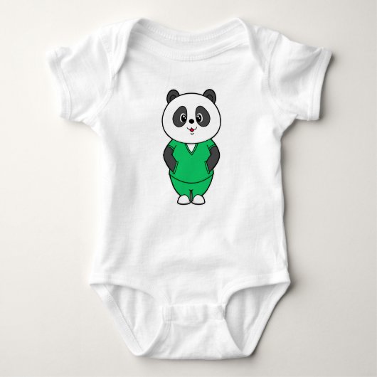 Body Panda comme infirmière avec fumée (Devant)