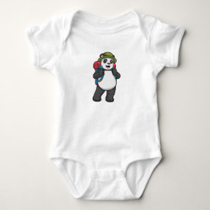 Body Panda comme randonneur avec sac à dos