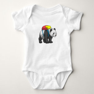 Body Panda comme randonneur avec sac à dos