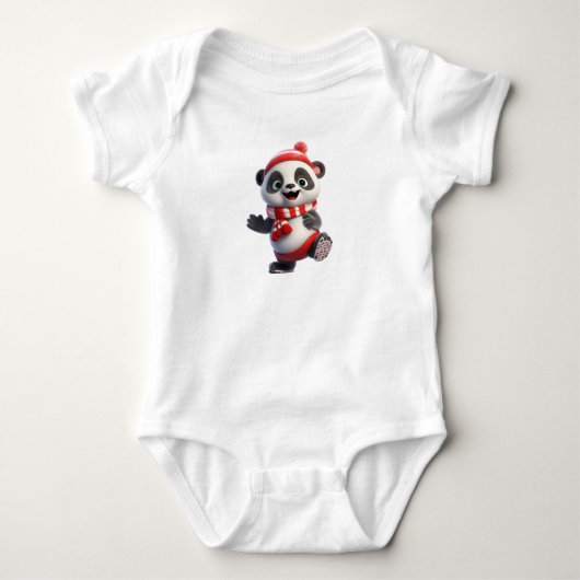 Body Panda de Noël joyeux (Devant)