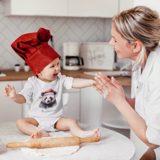 Body Panda de Noël", personnalisable