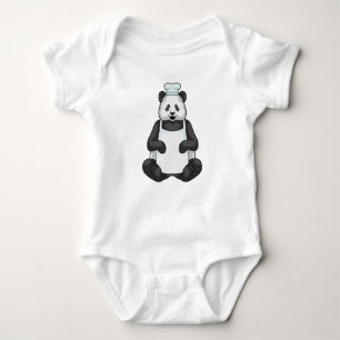 Body Panda en tant que chef avec casquette Cuisine