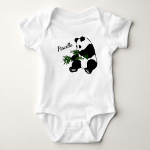 Body Panda géant mange nom bambou