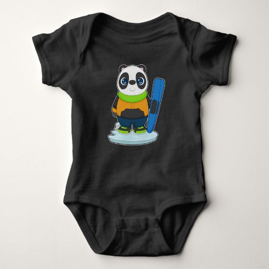Body Panda Skier Skier Sports d'hiver (Devant)