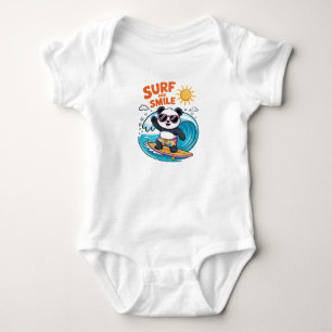 Body Panda Surf Sourire Enfant Été