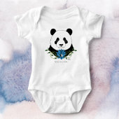Body Panda Zen Ours Lotus Bleu Yin Yang Vert