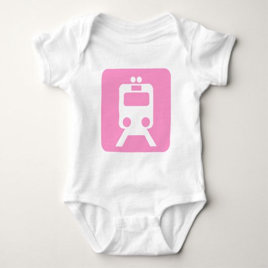 Body Panneau du train - Rose (Devant)