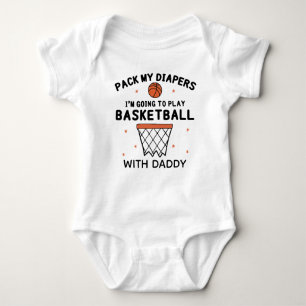 Body Papa de basket-ball Amusant Basketball Anniversa