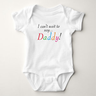 Body Papa dit une chemise bébé amusante