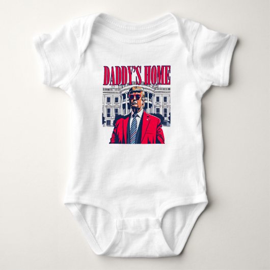 Body Papa's Home Rouge Blanc & Bleu Trump (Devant)