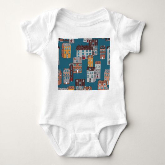 Body Papier peint Cartoon City Vintage (Devant)