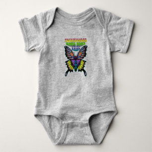 Body Papillon coloré de bande TMH