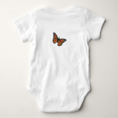 Body Papillon monarque à fleurs de cône pourpre (Dos)