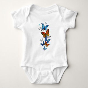 Body Papillons volants Morpho et Monarch