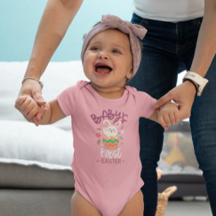 BODY PÂQUES DE BÉBÉ PERSONNALISÉ