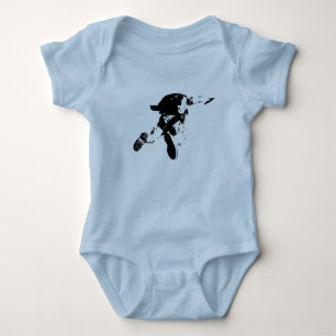Body Parachutisme noir et blanc