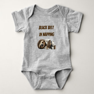 Body Paresseux Ceinture Noire De La Sieste