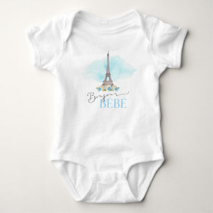 Body Paris Tour Eiffel Bonjour Bébé Baby Bodysuit